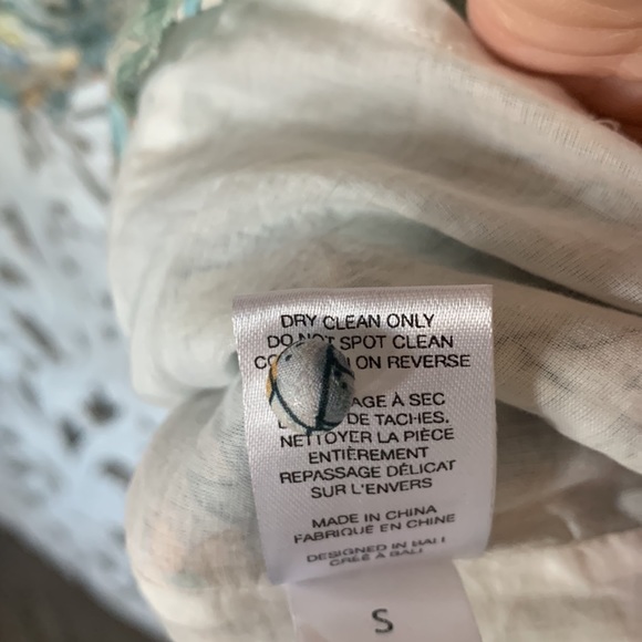 🆕 Magali Pascal Beautiful Floral Puff Sleeve Ruffle Top - Picture 15 of 15